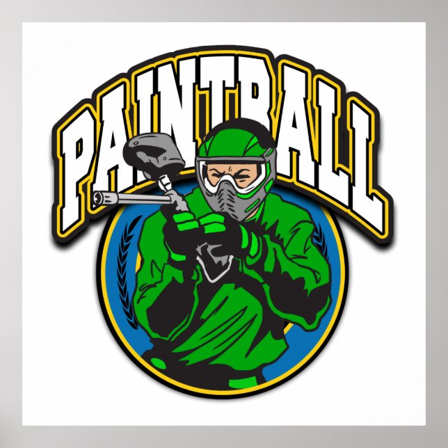 Paintball Logo Poster (Front)