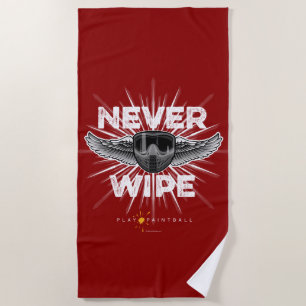 Paintball Never Wipe Beach Towel