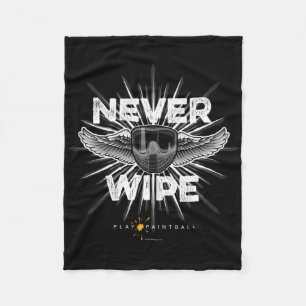 Paintball Never Wipe Fleece Blanket