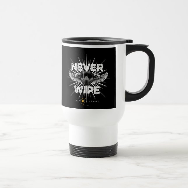 Paintball Never Wipe Travel Mug (Right)