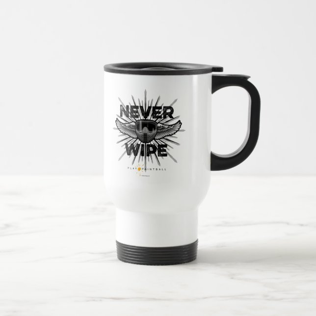 Paintball Never Wipe Travel Mug (Right)