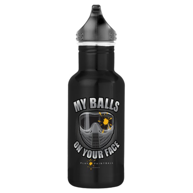 Paintball On Your Face 532 Ml Water Bottle (Right)
