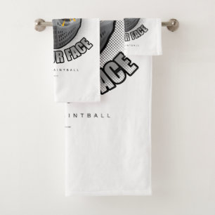 Paintball On Your Face Bath Towel Set