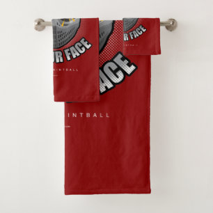 Paintball On Your Face Bath Towel Set