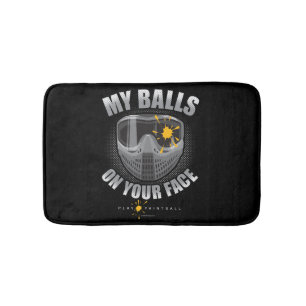 Paintball On Your Face Bathroom Mat