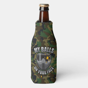 Paintball On Your Face Bottle Cooler