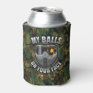 Paintball On Your Face Can Cooler
