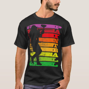 Paintball Paintball Player Gotcha Team Zipped Hood T-Shirt