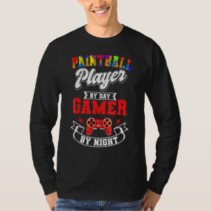 Paintball Paintballer Video Gamer Shooting Team Sp T-Shirt