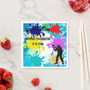 Paintball Party Napkin