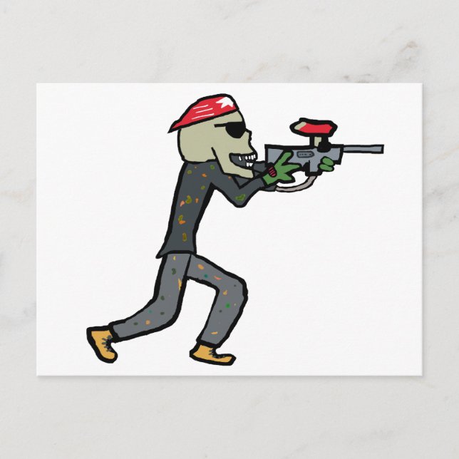Paintball Postcard (Front)