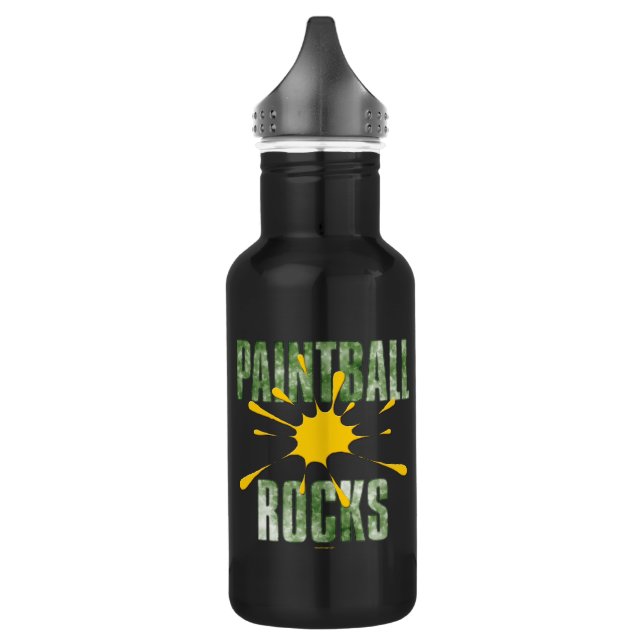 Paintball Rocks 532 Ml Water Bottle (Left)