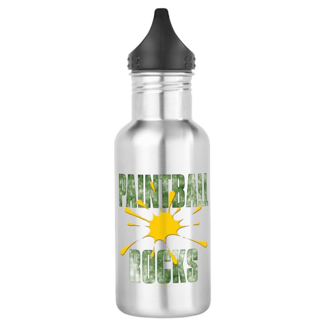 Paintball Rocks 532 Ml Water Bottle (Left)