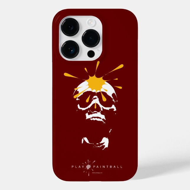 Paintball Skull Case-Mate iPhone Case (Back)