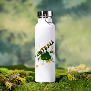 Paintball Splatter Water Bottle