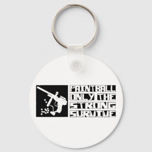 Paintball Survive Key Ring