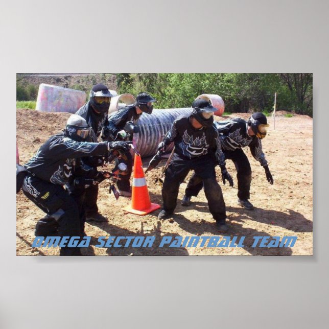 Paintball: Team Omega Sector Poster (Front)