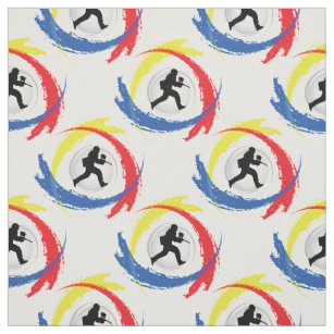 Paintball Tricolor Sport Emblem Fabric