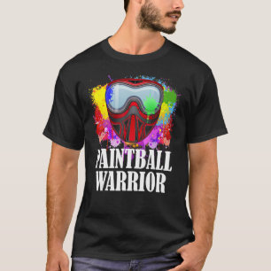 Paintball Warrior Mask Squad Paintballer Air Gun S T-Shirt