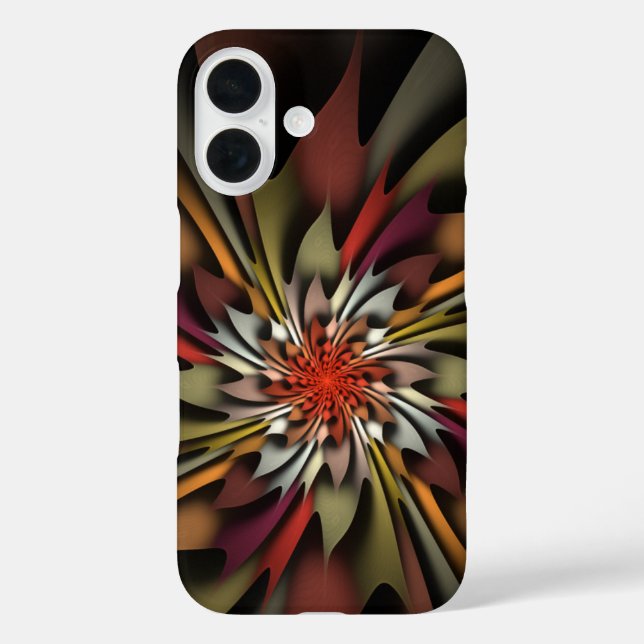 Paintbox Coloured Leaves Abstract Autumn Case-Mate iPhone Case (Back)