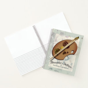 Paintbrush And Palette Artists Journal