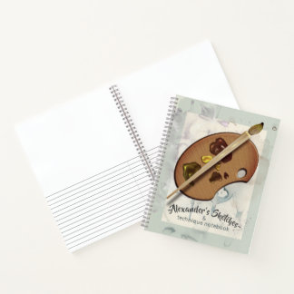Paintbrush And Palette Artists Journal