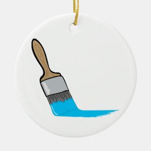 Paintbrush Ceramic Tree Decoration