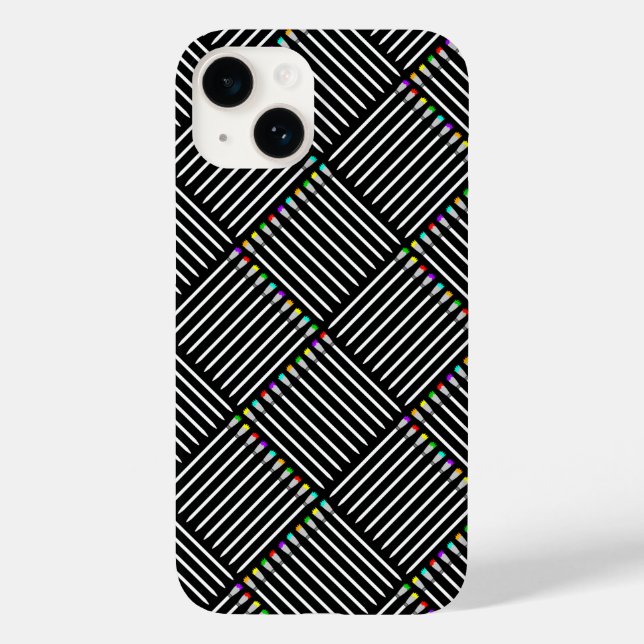 Paintbrush Crosshatch Case-Mate iPhone Case (Back)