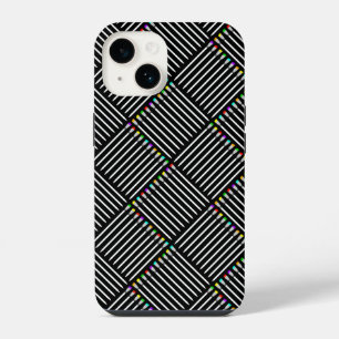 Paintbrush Crosshatch iPhone 14 Case