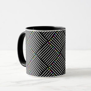 Paintbrush Crosshatch Mug