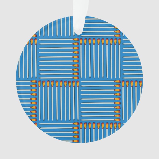 Paintbrush Crosshatch Red Beach Towel Ornament (Front)