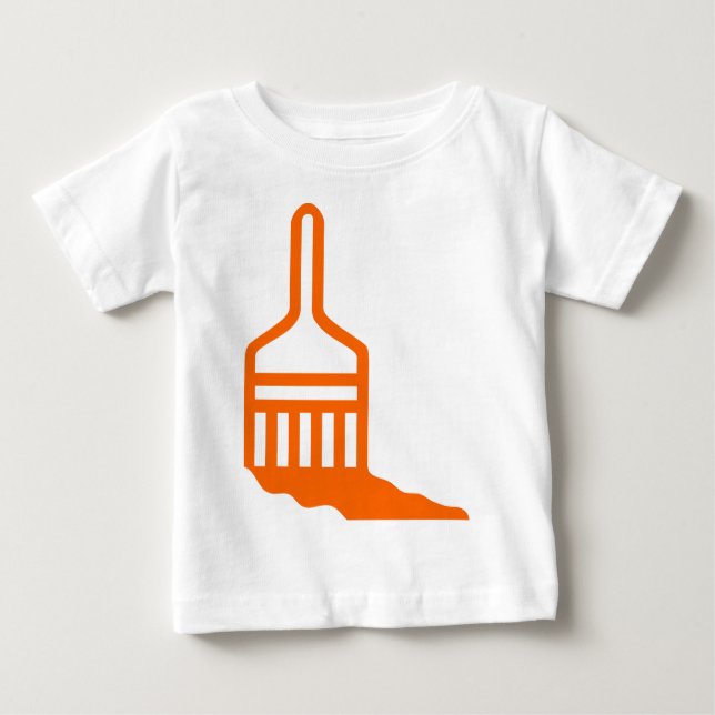 Paintbrush Icon Baby T-Shirt (Front)