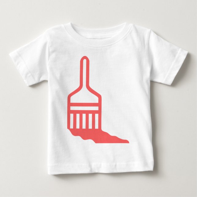 Paintbrush Icon Baby T-Shirt (Front)