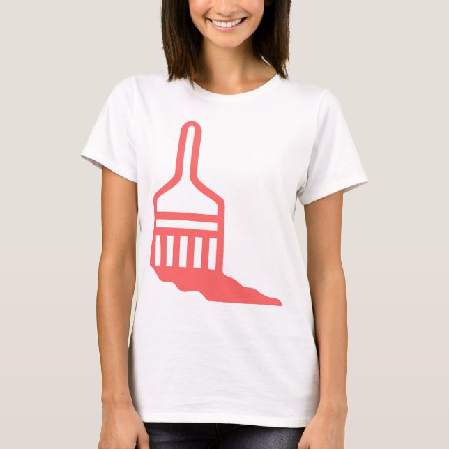 Paintbrush Icon T-Shirt (Front)