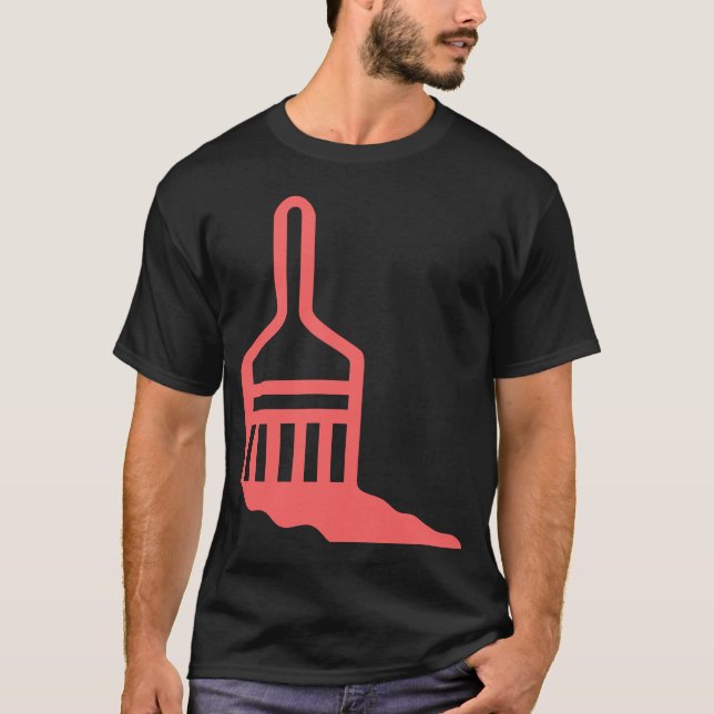 Paintbrush Icon T-Shirt (Front)