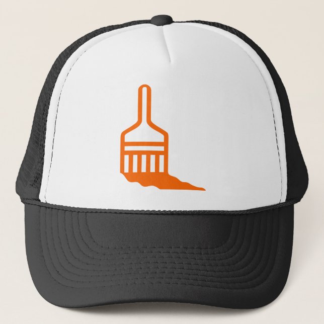 Paintbrush Icon Trucker Hat (Front)