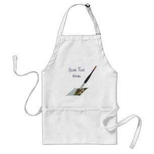 Paintbrush painting landscape artists standard apron