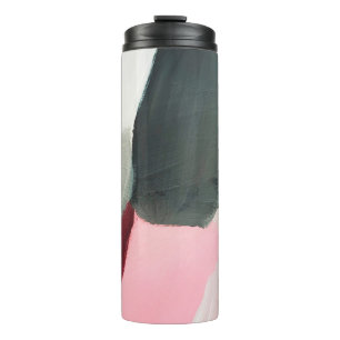 Painted abstract background. Abstract art backgrou Thermal Tumbler