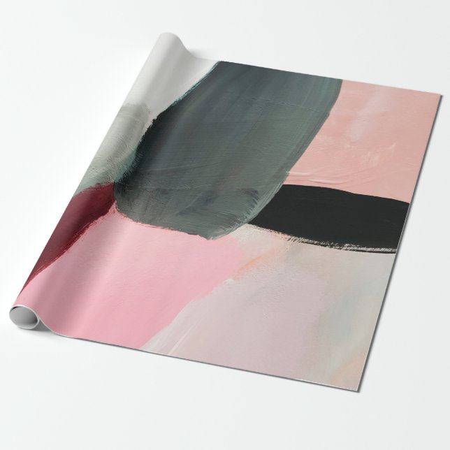 Painted abstract background. Abstract art backgrou Wrapping Paper (Unrolled)