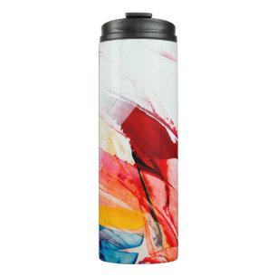 painted abstract backgroundpaint,brush,abstract,st thermal tumbler