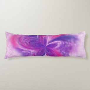 Painted Abstract Fantasy Flower Watercolor Body Cushion