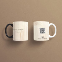 Painted Abstract Natural Elegant Neutral QR code