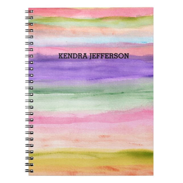 painted abstract notebook (Front)