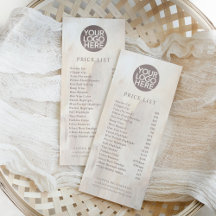 Painted Abstract with Logo | Price List Services