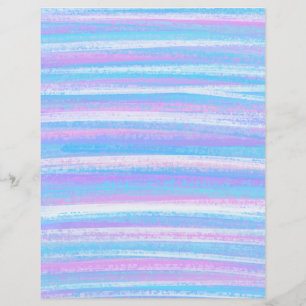 Painted Acrylic Stripes Multicolor Scrapbook Paper
