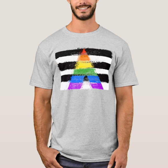 Painted Ally Pride T-Shirt (Front)