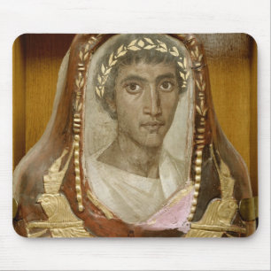 Painted and gilded mummy case of Artemidorus Mouse Mat