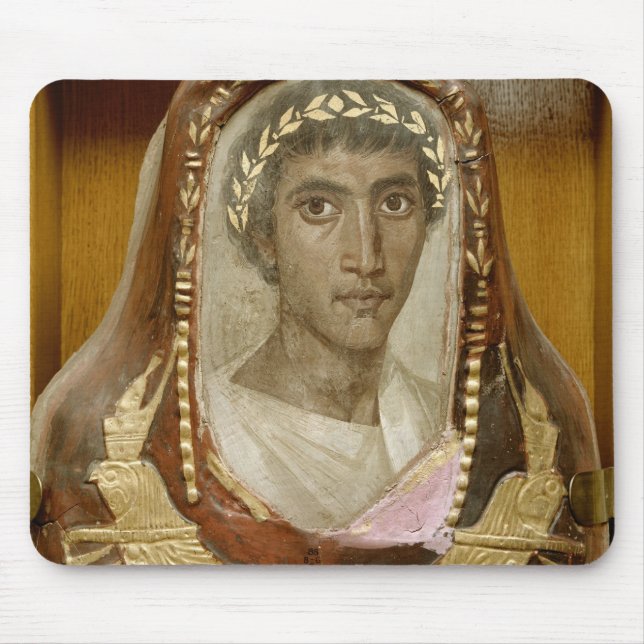 Painted and gilded mummy case of Artemidorus Mouse Mat (Front)