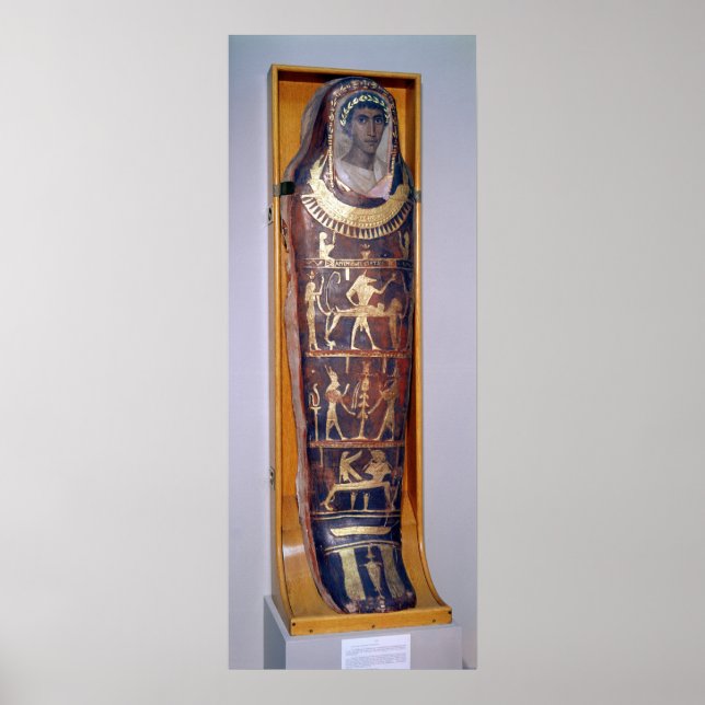 Painted and gilded mummy case of Artemidorus Poster (Front)