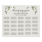 Painted Anemones - Alphabetical Seating Chart